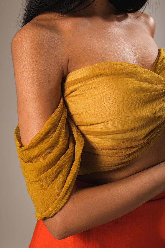 Suhana — fabric and hand-finish close-up
